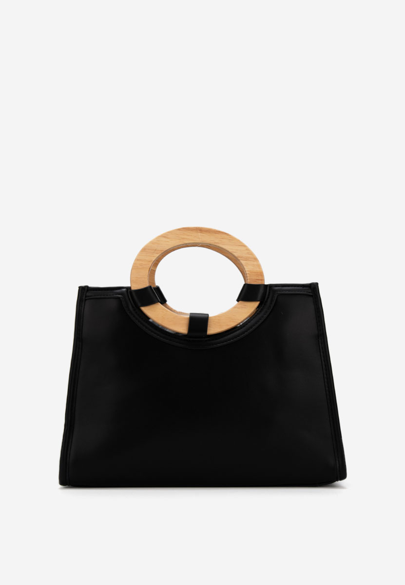 Margaretta fekete kézitáska