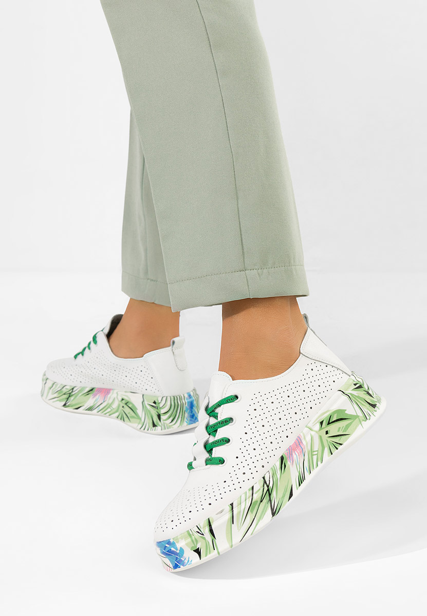 Florinna fehér női bőr sneaker