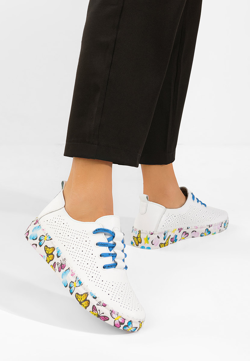 Baty fehér női bőr sneaker