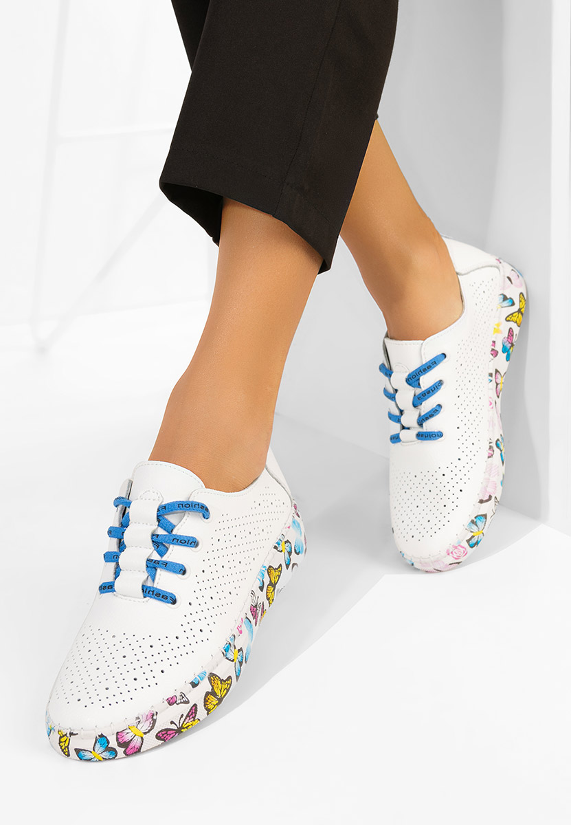 Baty fehér női bőr sneaker