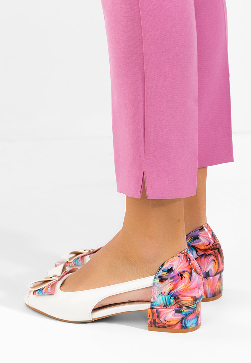 Anevia fehér lapos sarkú szandál