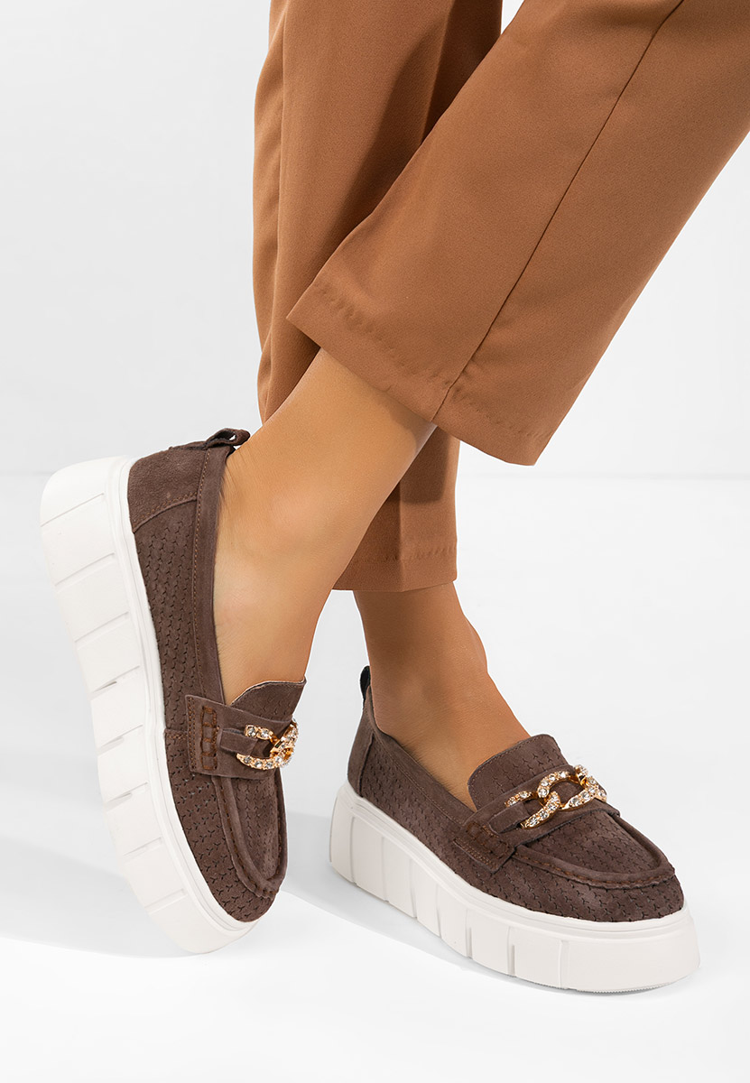 Tryna barna női bőr mokaszin