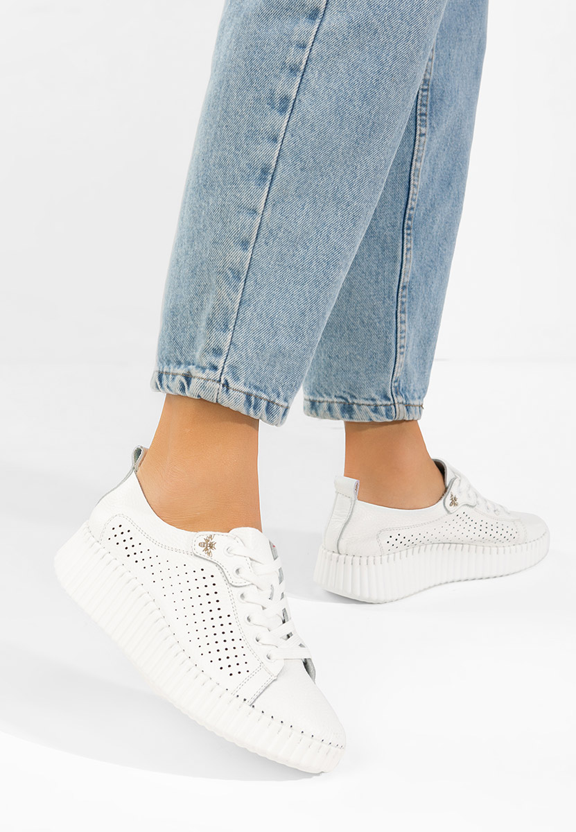 Anaika fehér női bőr sneaker