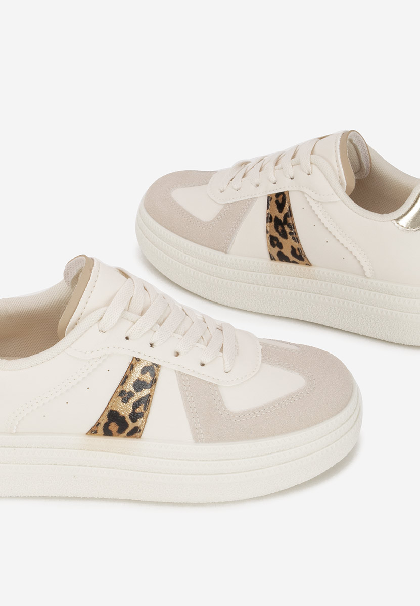 Serinia leopárdmintás telitalpú platform sneaker