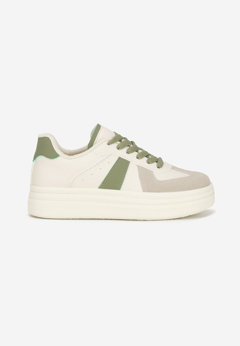 Serinia v2 fehér telitalpú platform sneaker