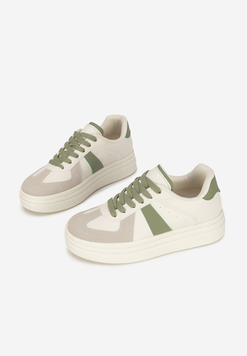 Serinia v2 fehér telitalpú platform sneaker