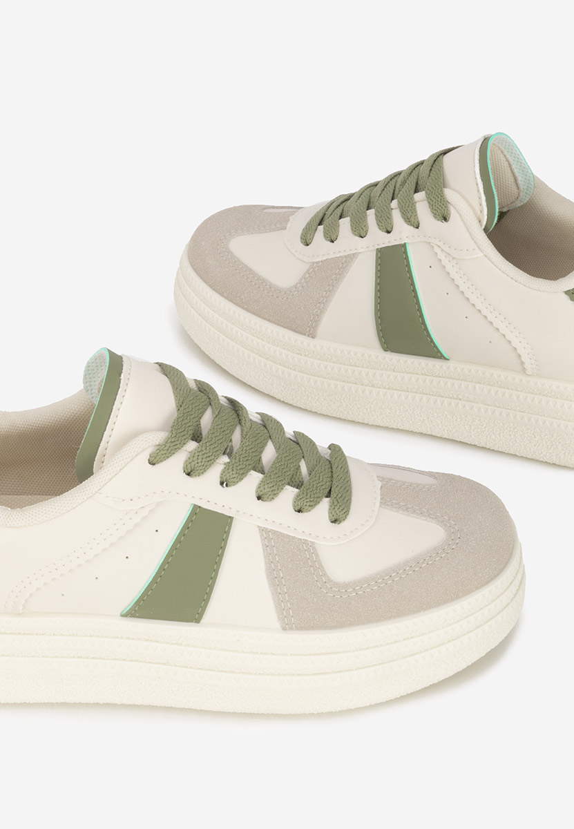Serinia v2 fehér telitalpú platform sneaker