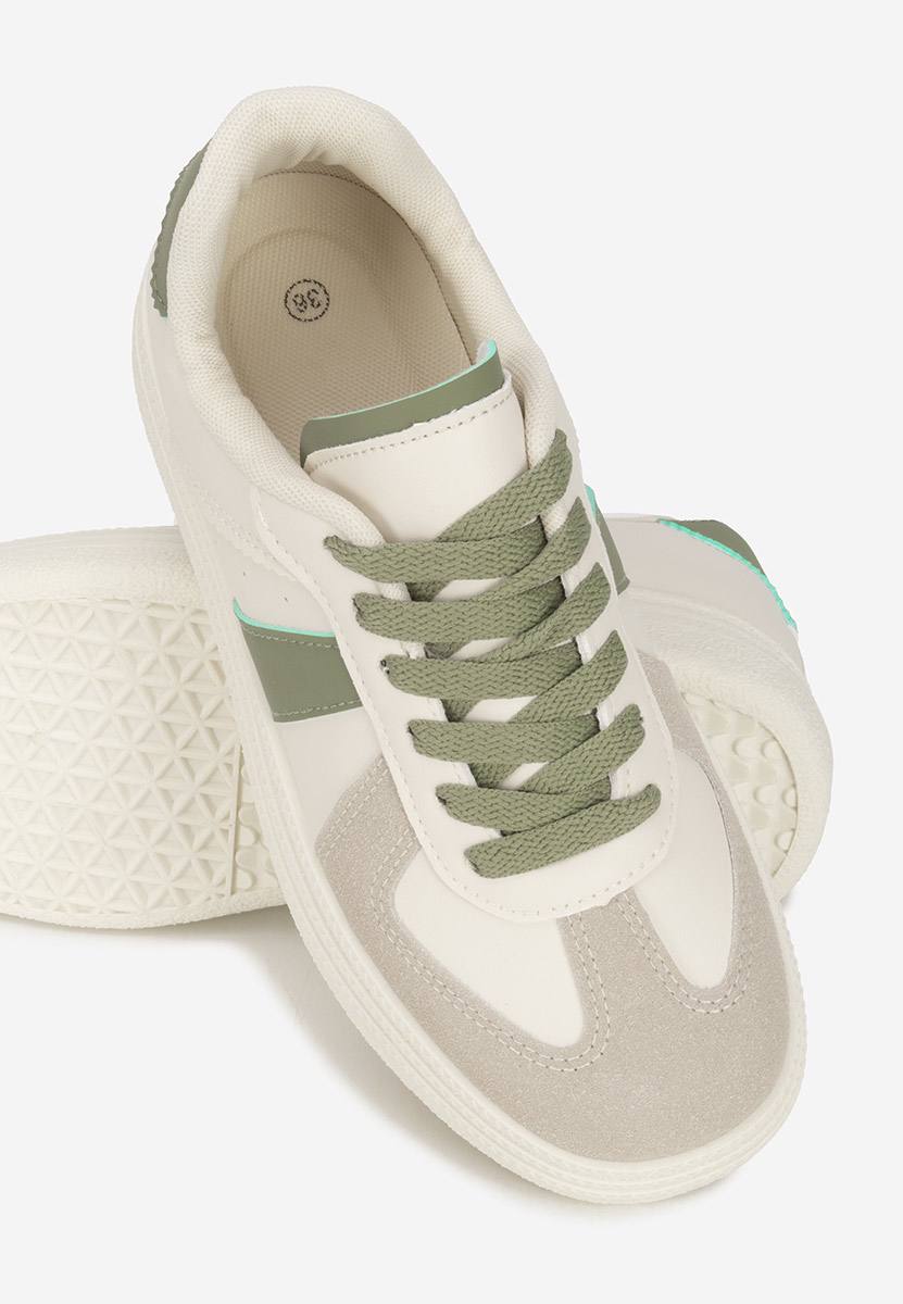 Serinia v2 fehér telitalpú platform sneaker