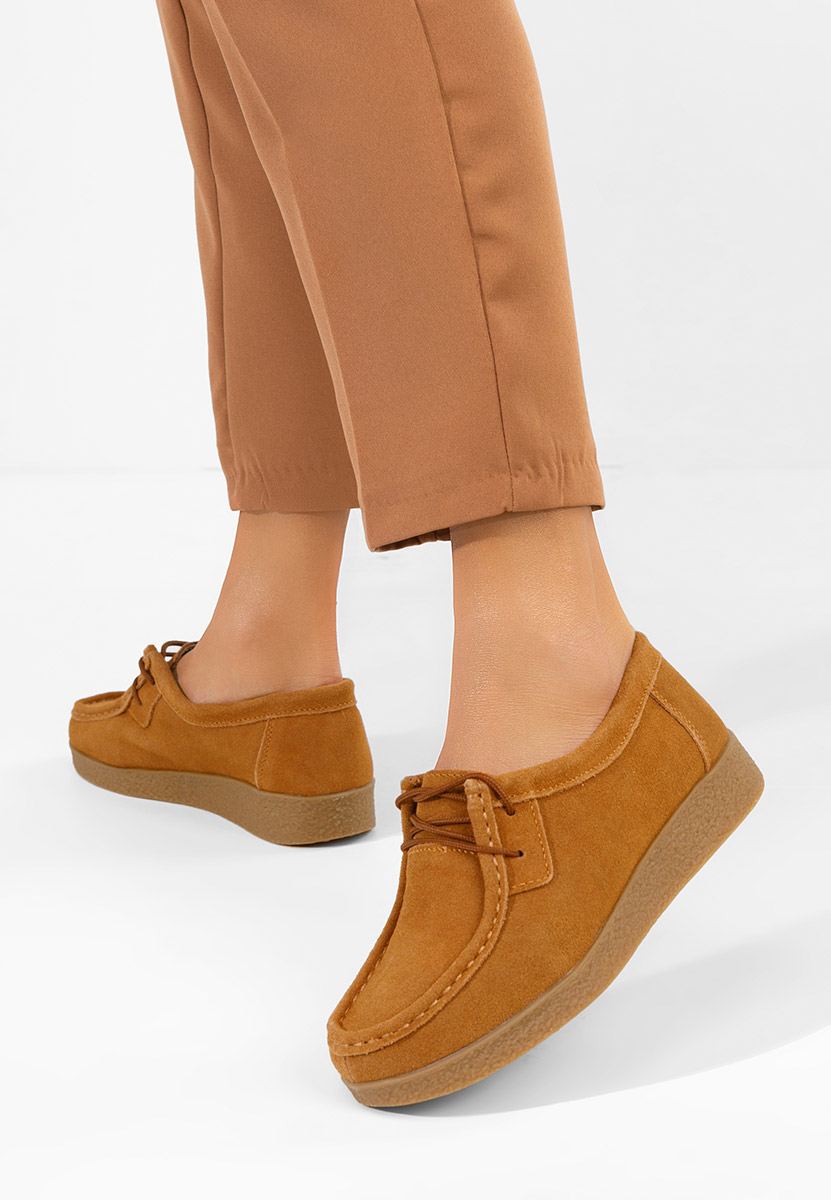 Afinia v2 camel női mokaszin