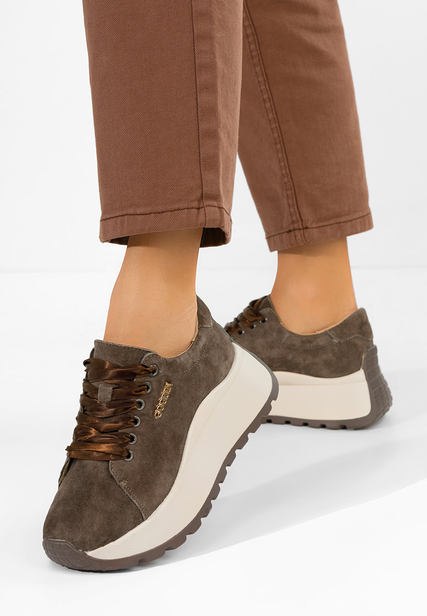 Gonelia v2 barna női bőr sneaker