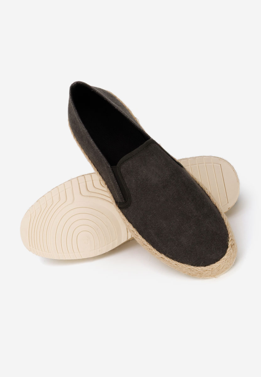 Zoltan fekete férfi espadrilles