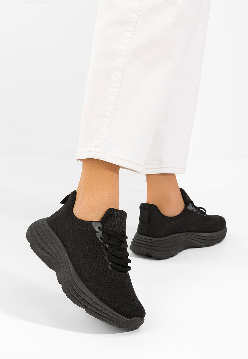 Emetiana fekete női tornacipő