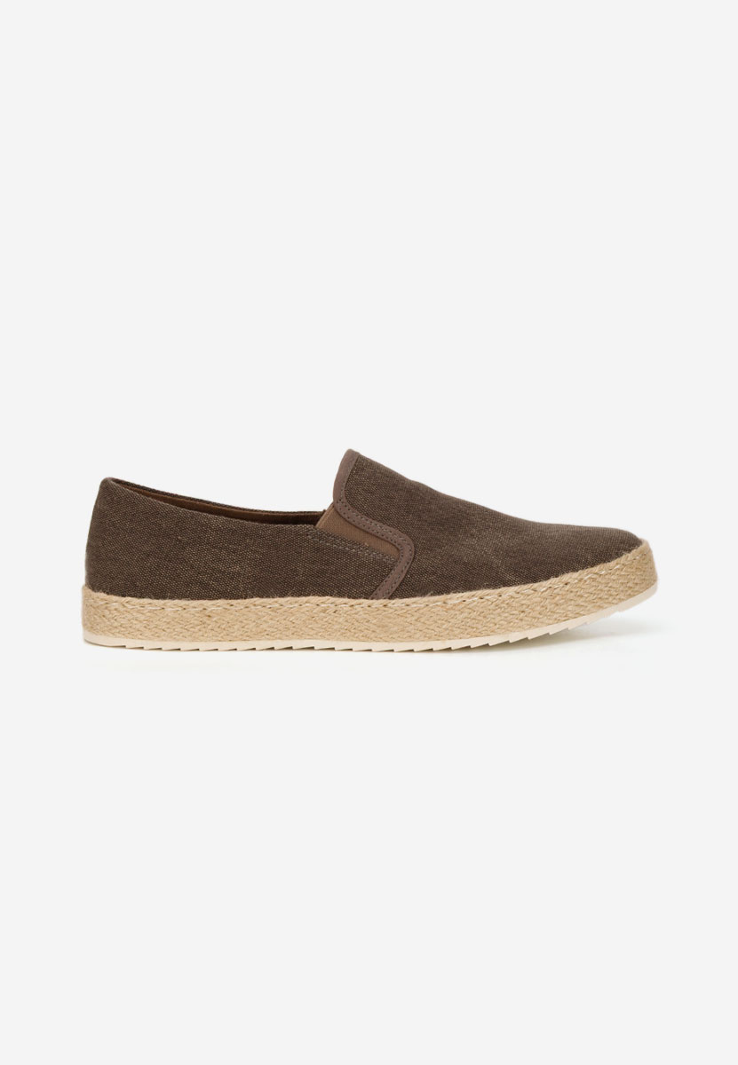 Zoltan barna férfi espadrilles