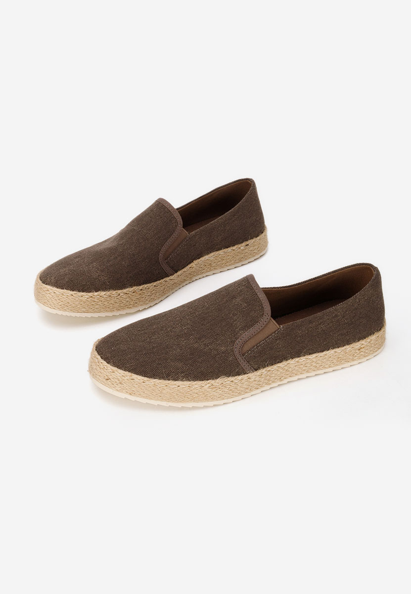 Zoltan barna férfi espadrilles