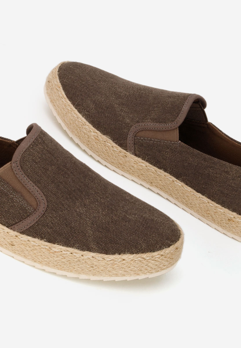 Zoltan barna férfi espadrilles