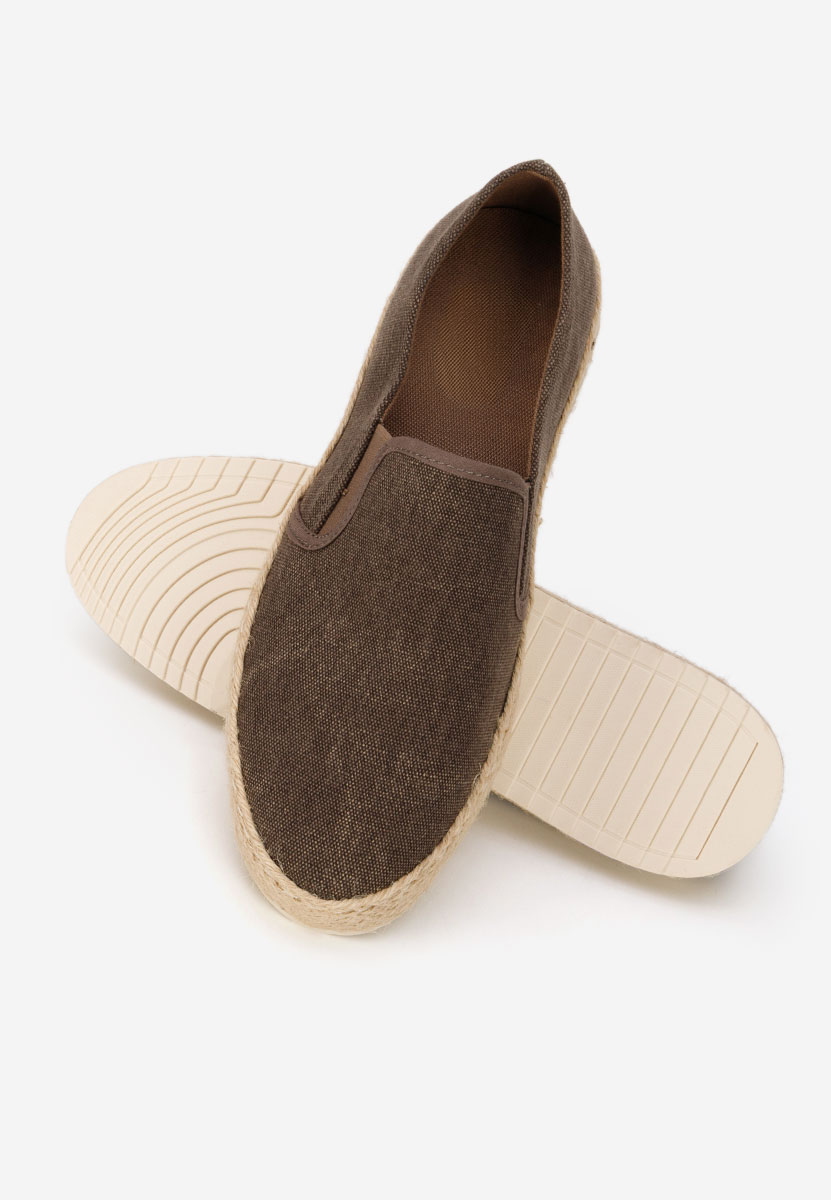 Zoltan barna férfi espadrilles