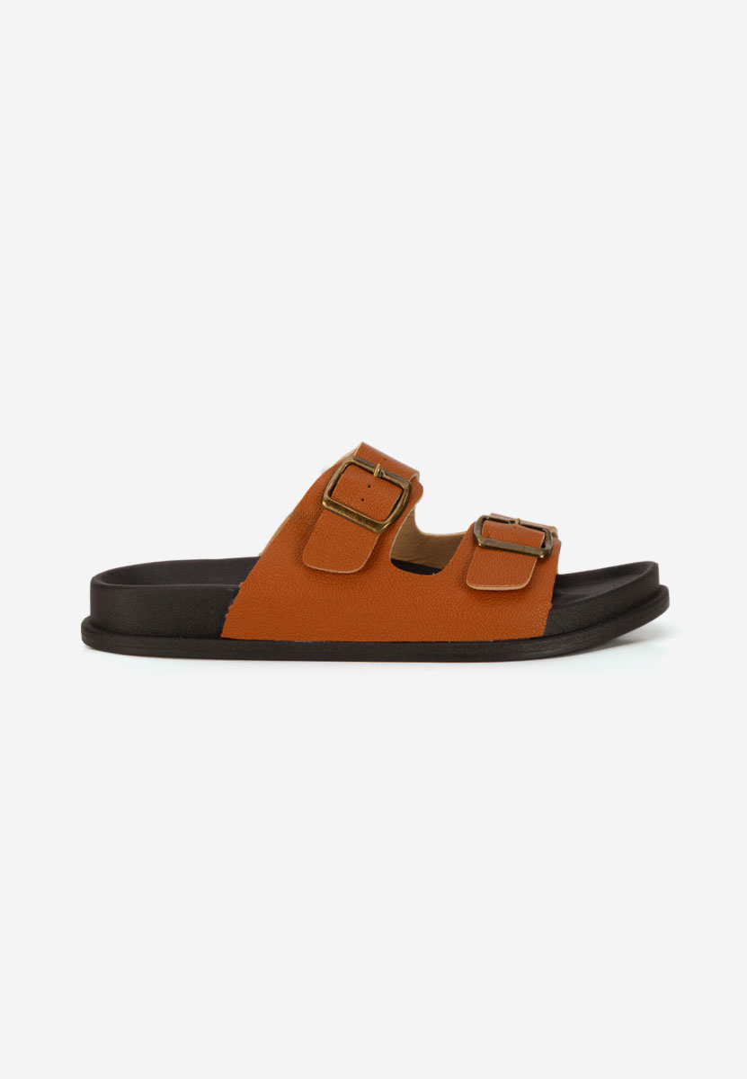 Neron camel férfi papucs