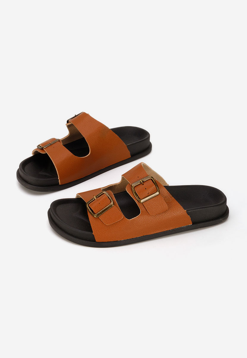 Neron camel férfi papucs