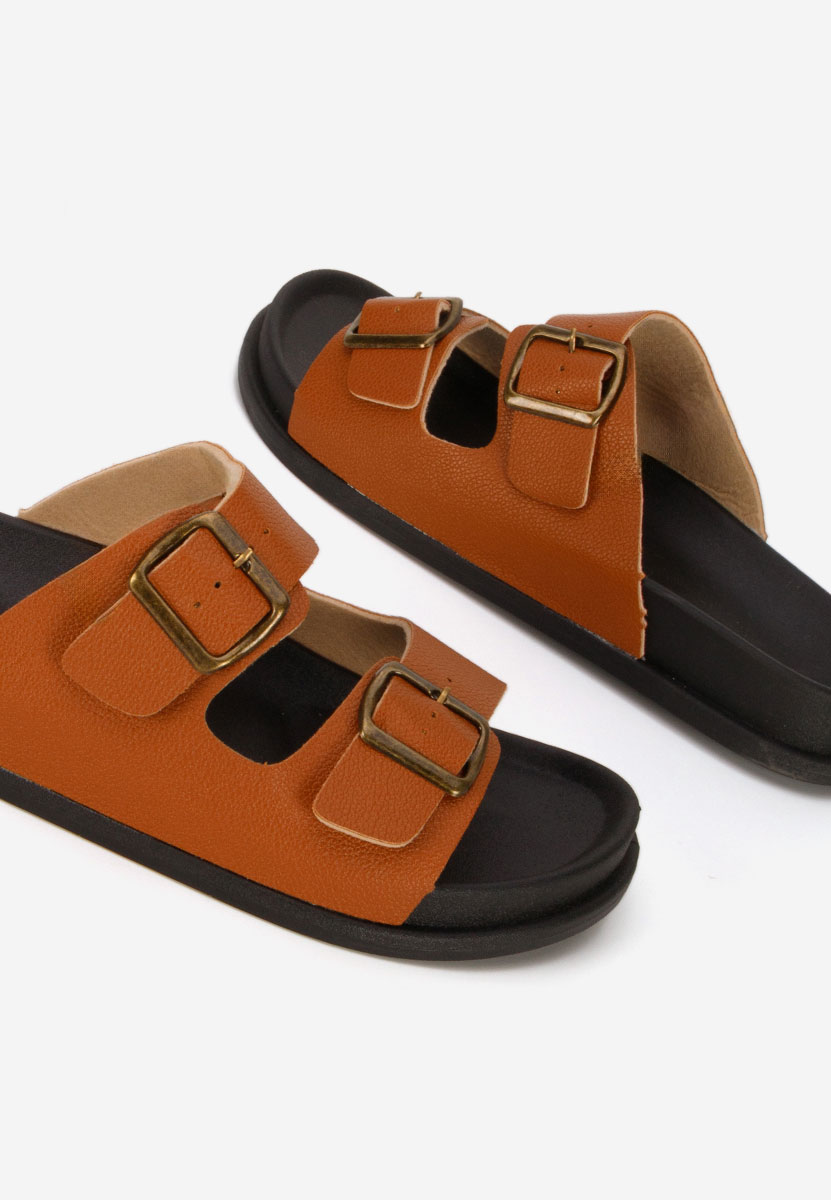 Neron camel férfi papucs