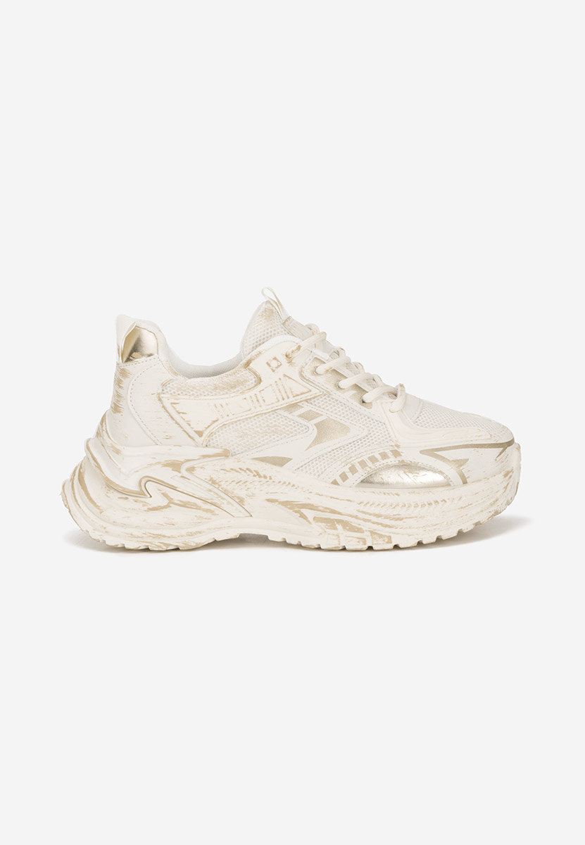 Kellee bézs platform sneaker cipő 