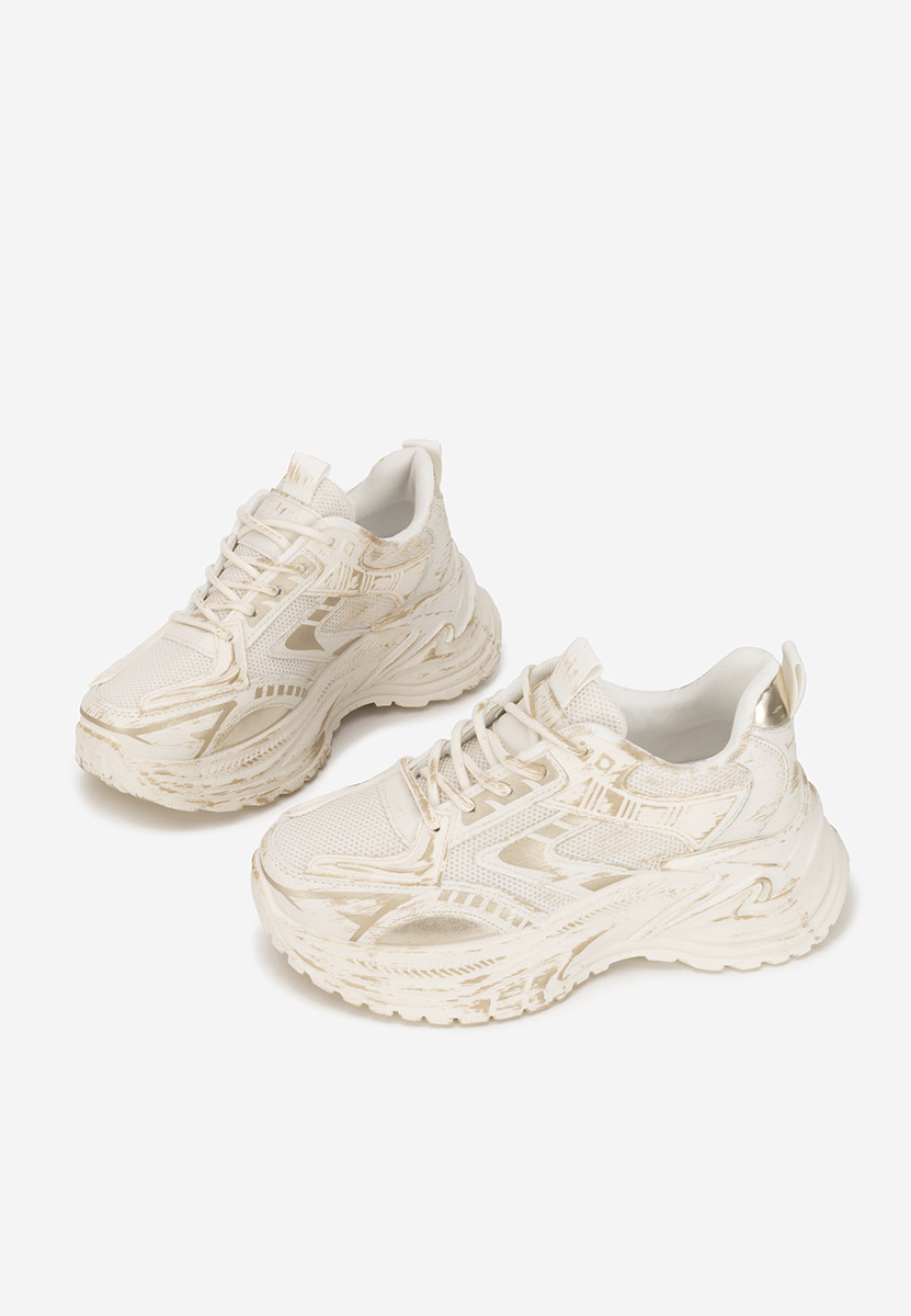 Kellee bézs platform sneaker cipő 