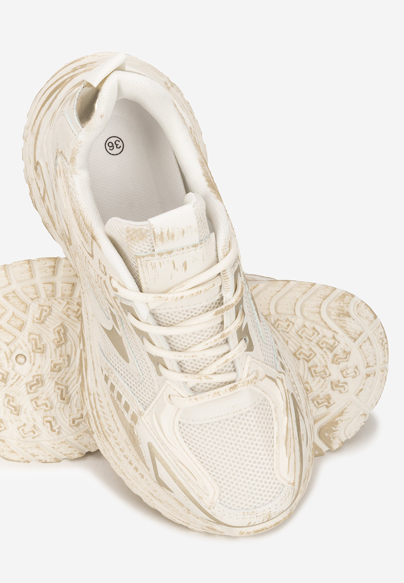 Kellee bézs platform sneaker cipő 