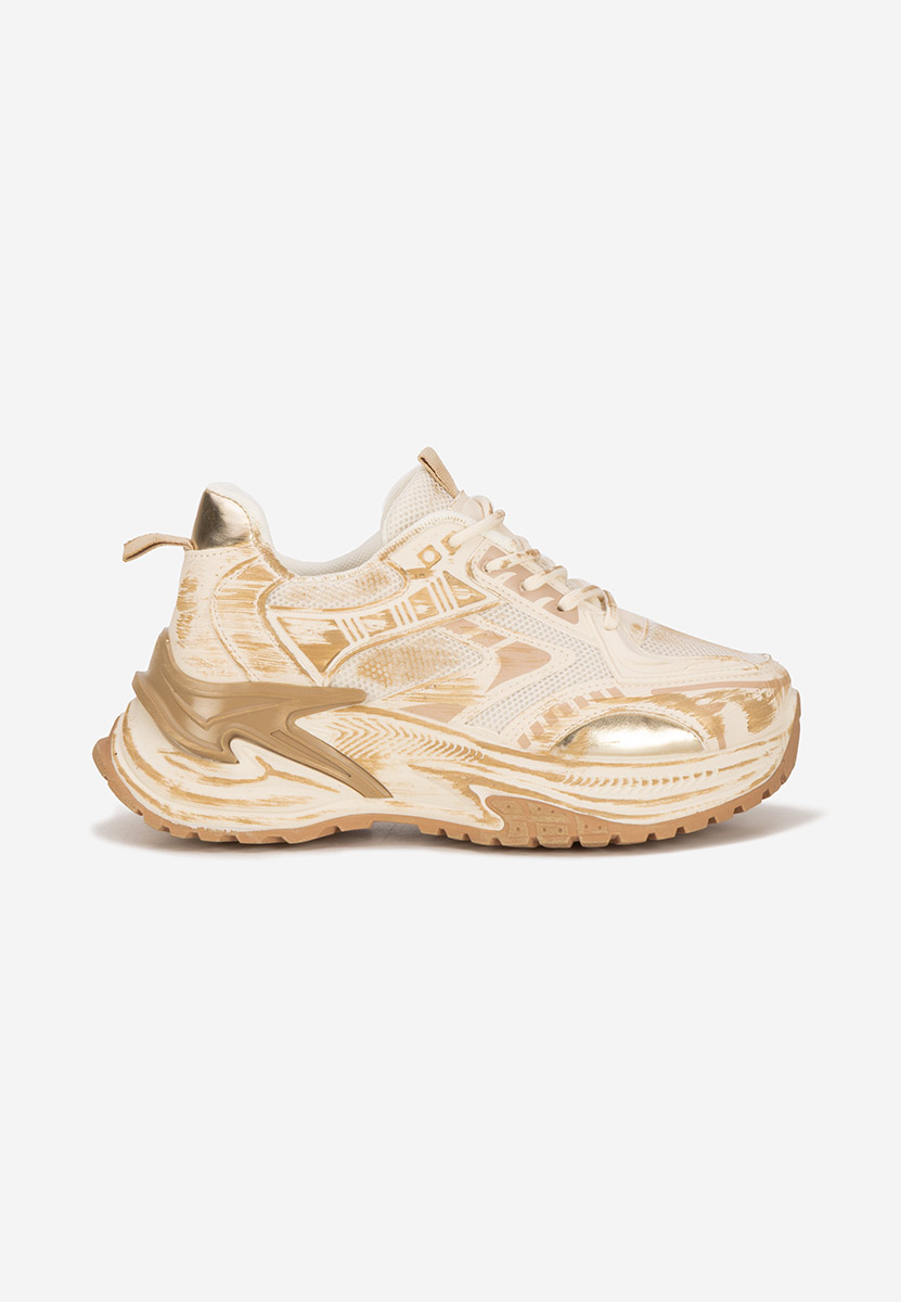 Kellee khaki platform sneaker cipő 