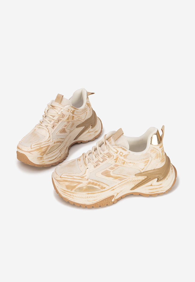 Kellee khaki platform sneaker cipő 