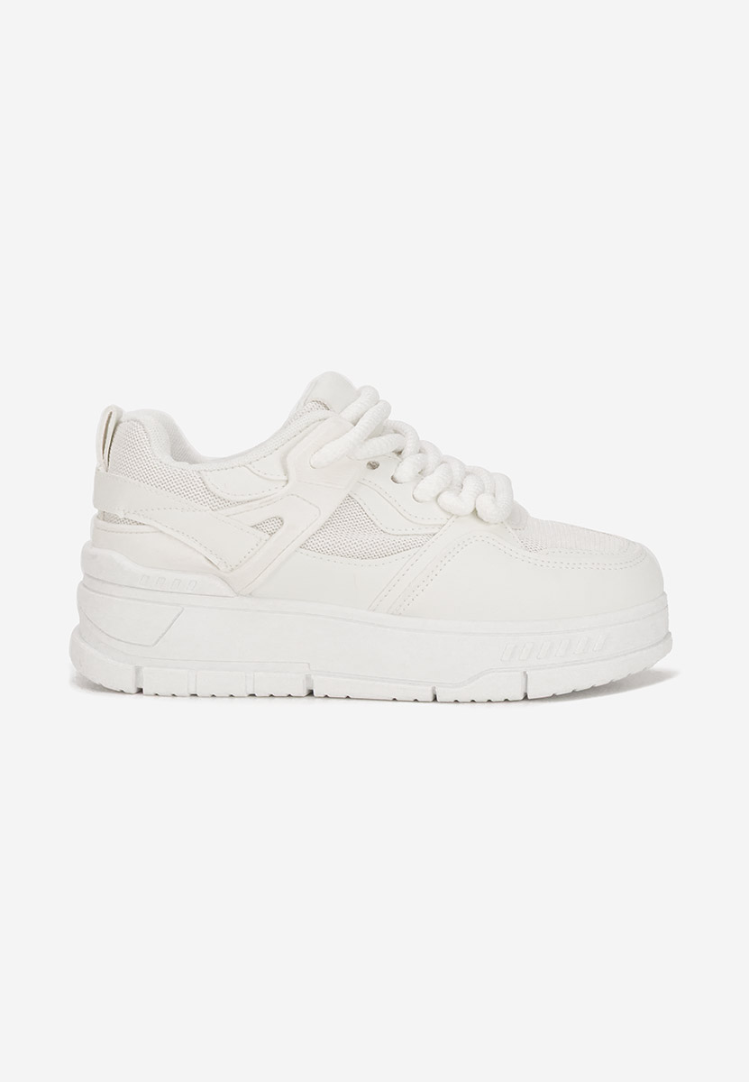 Rosallia fehér telitalpú platform sneaker