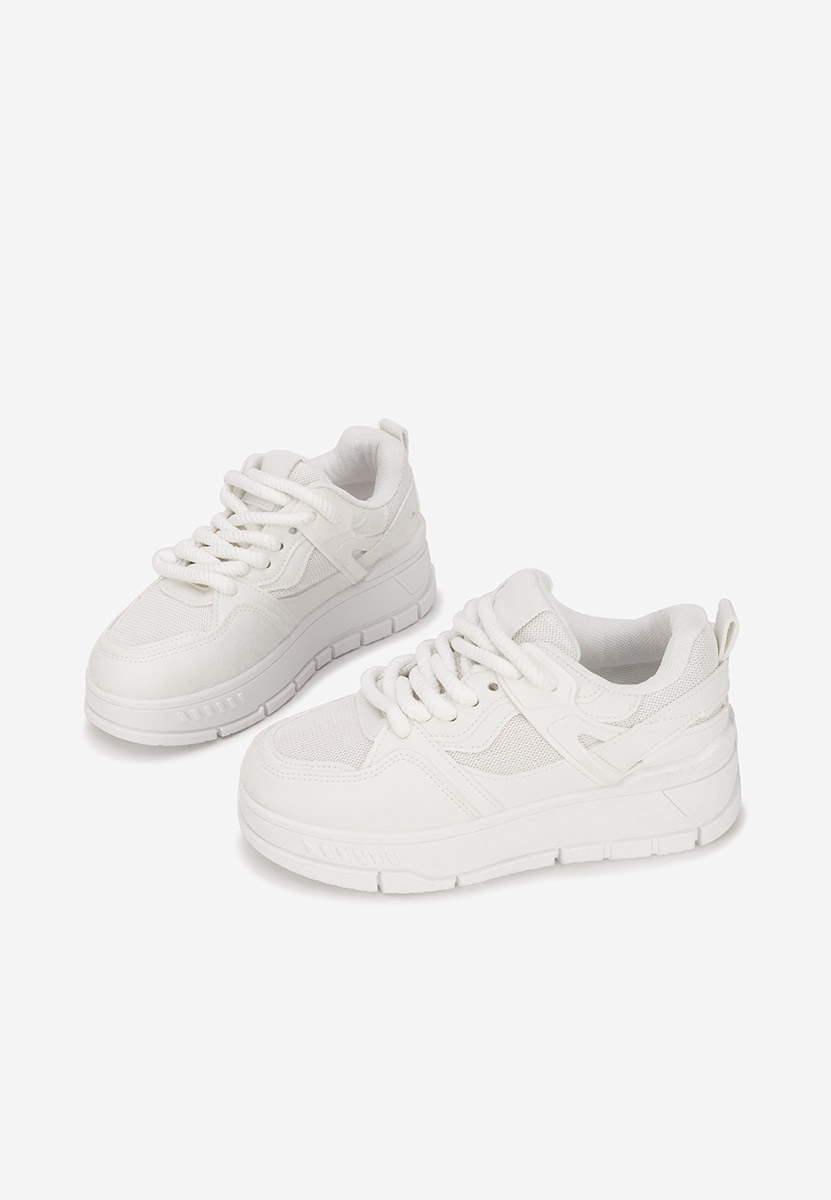 Rosallia fehér telitalpú platform sneaker
