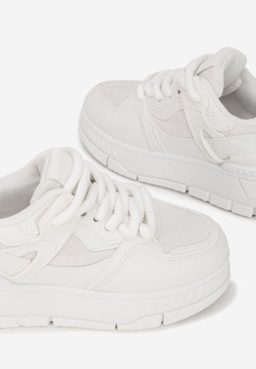 Rosallia fehér telitalpú platform sneaker