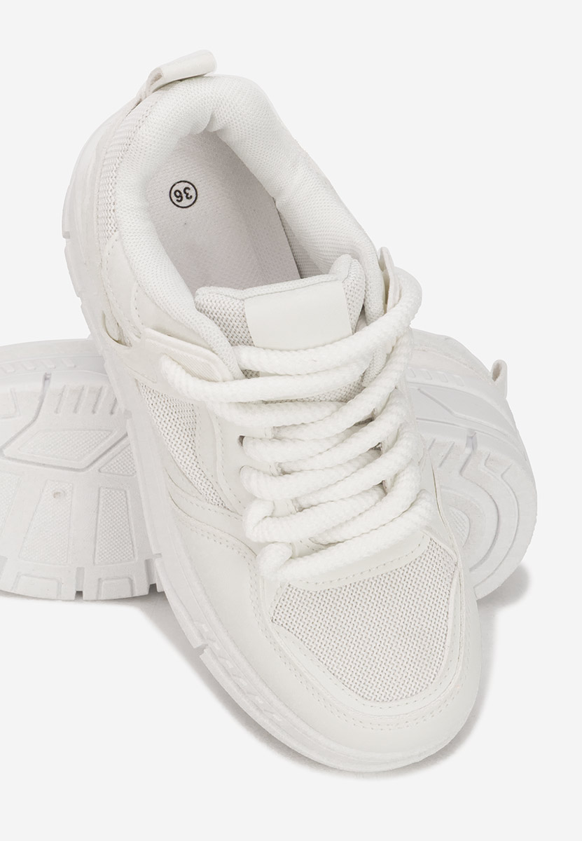 Rosallia fehér telitalpú platform sneaker