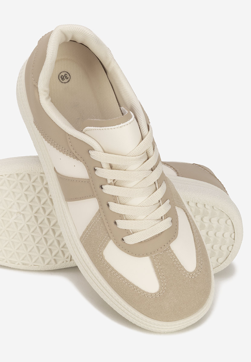 Serinia khaki telitalpú platform sneaker
