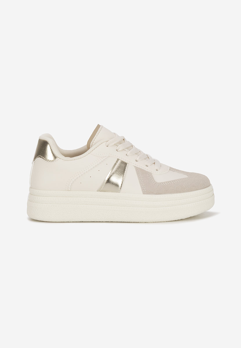 Serinia aranyszínü telitalpú platform sneaker