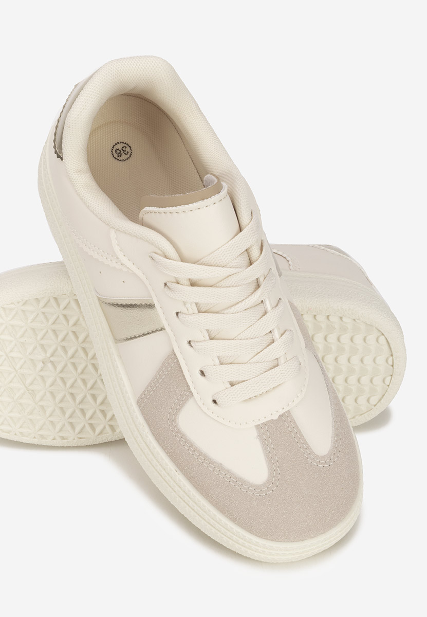 Serinia aranyszínü telitalpú platform sneaker