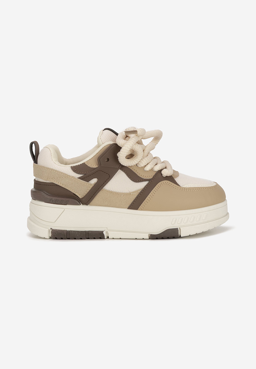 Rosallia khaki telitalpú platform sneaker