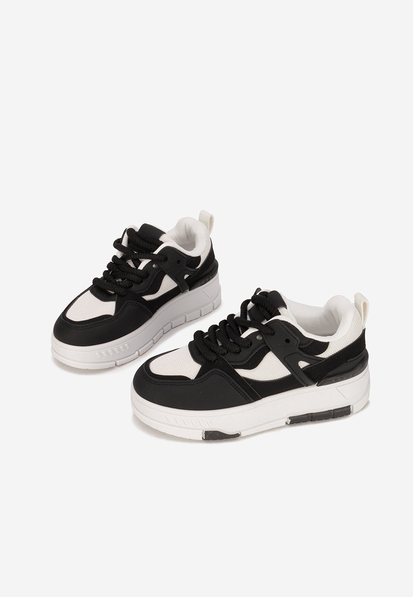 Rosallia fekete telitalpú platform sneaker