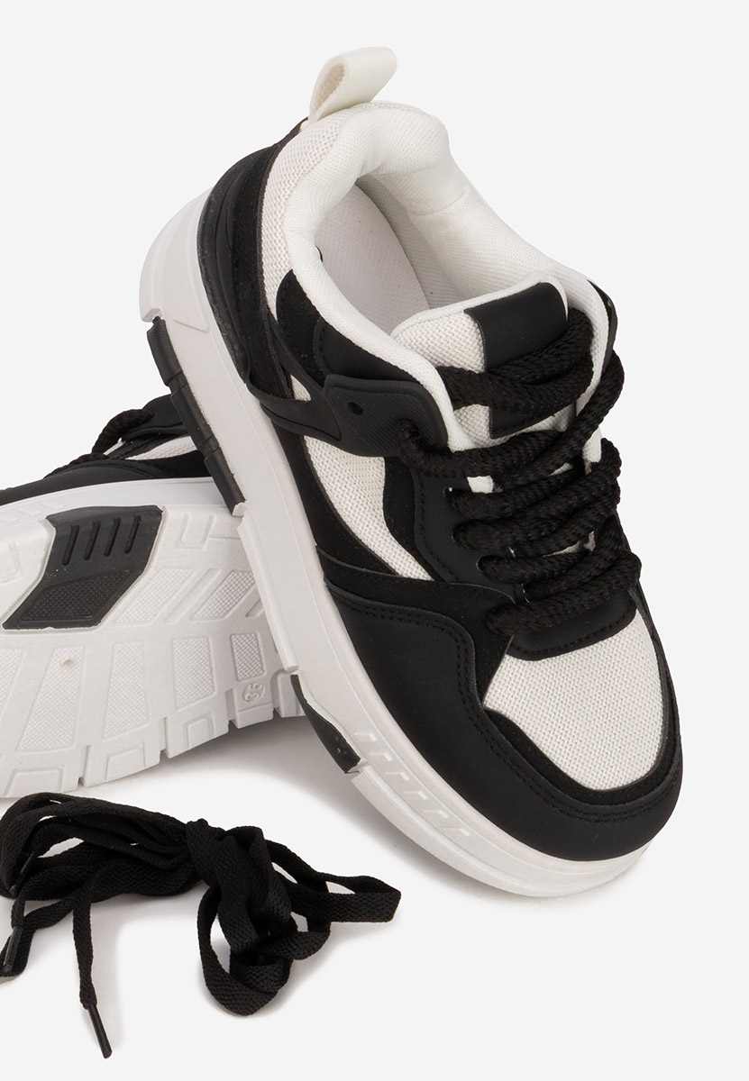 Rosallia fekete telitalpú platform sneaker