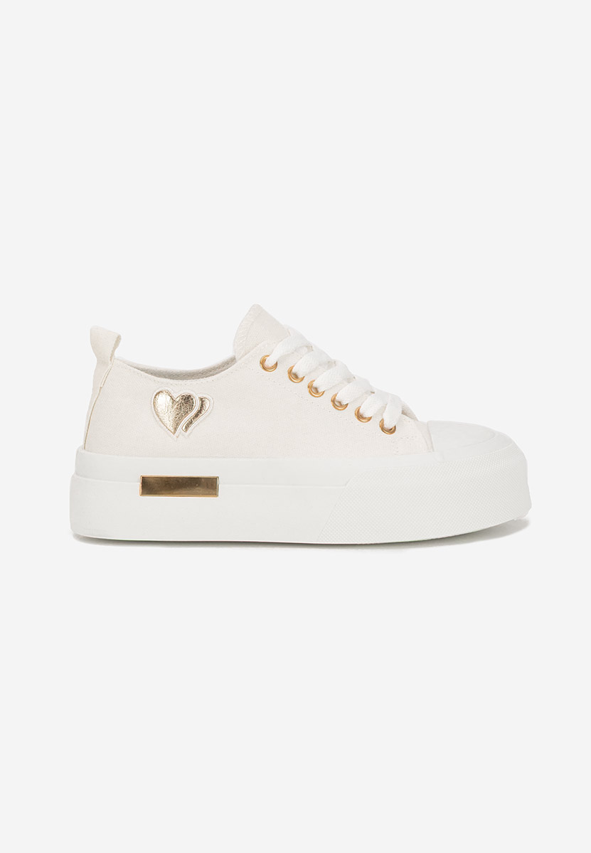 Inimia fehér telitalpú platform sneaker
