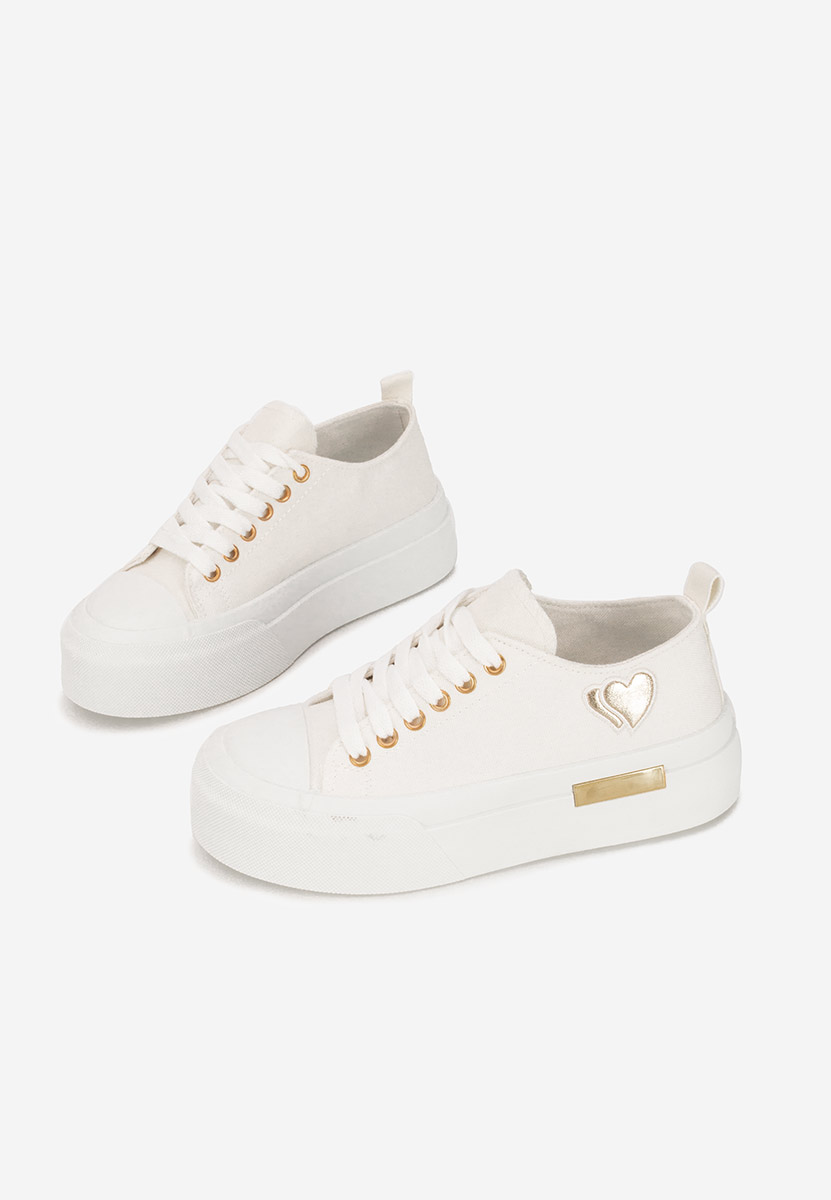 Inimia fehér telitalpú platform sneaker