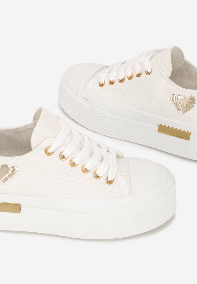 Inimia fehér telitalpú platform sneaker