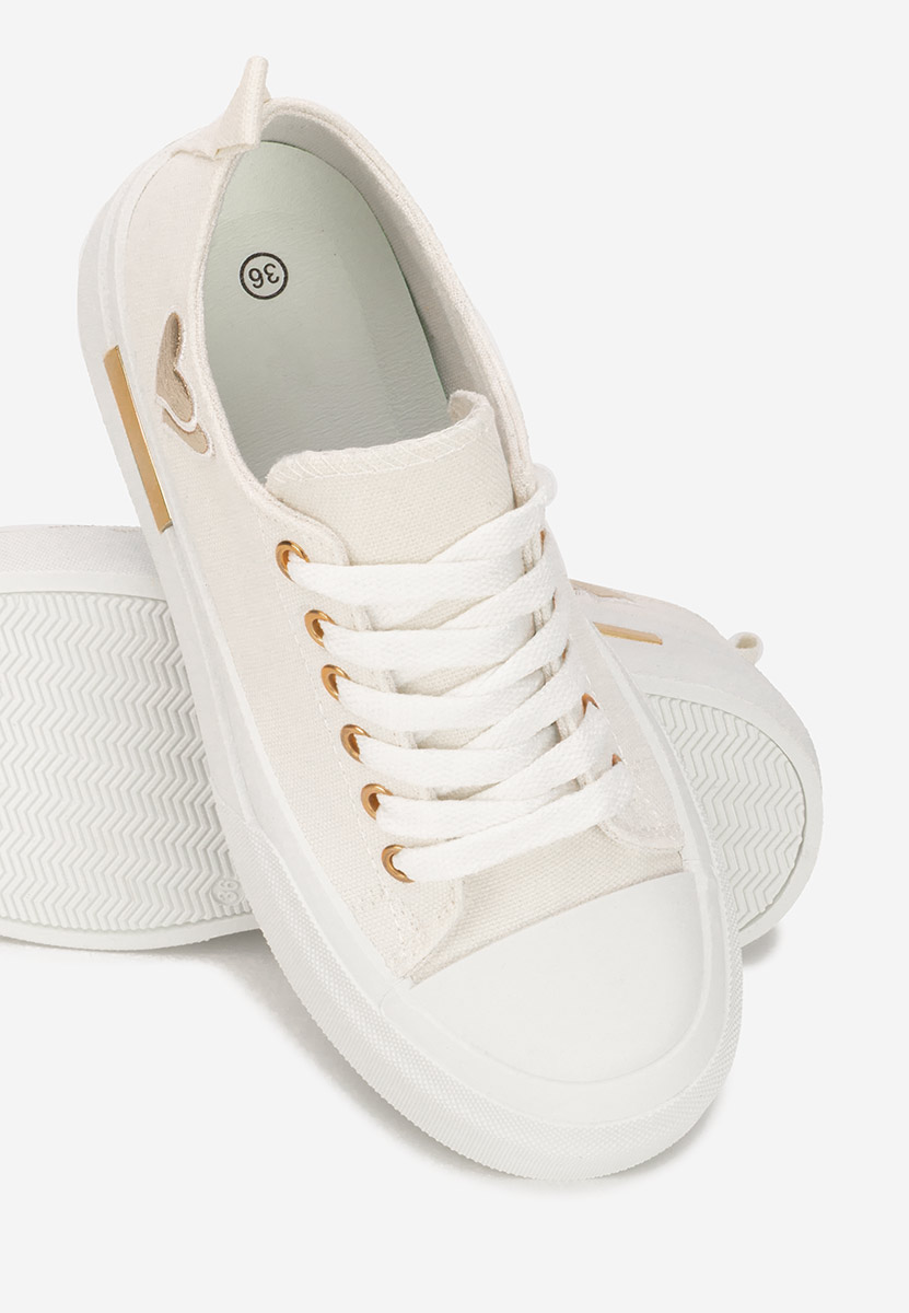 Inimia fehér telitalpú platform sneaker