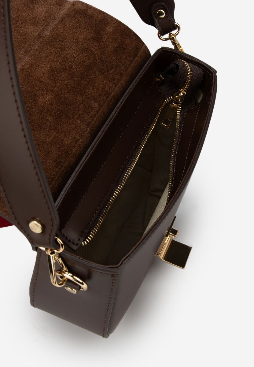 Tamalia barna válltáska