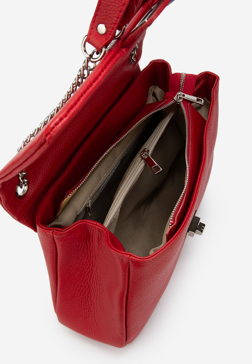 Rusanda piros válltáska