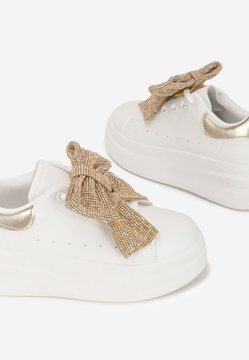 Anitta aranyszínü telitalpú platform sneaker