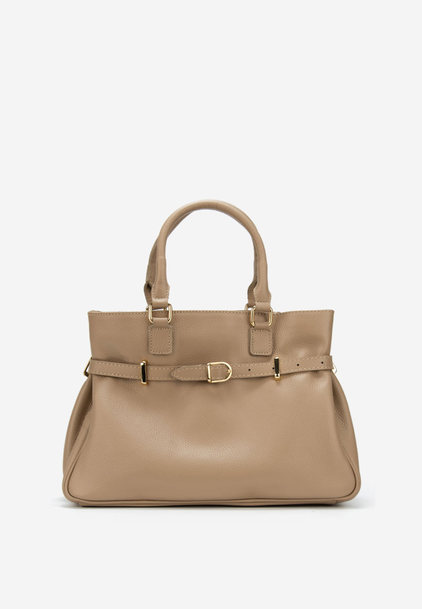 Ruxandra v2 bézs természetes bőr táska