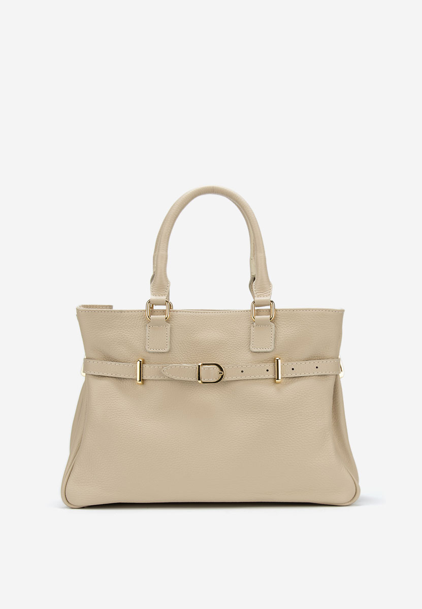 Ruxandra bézs természetes bőr táska