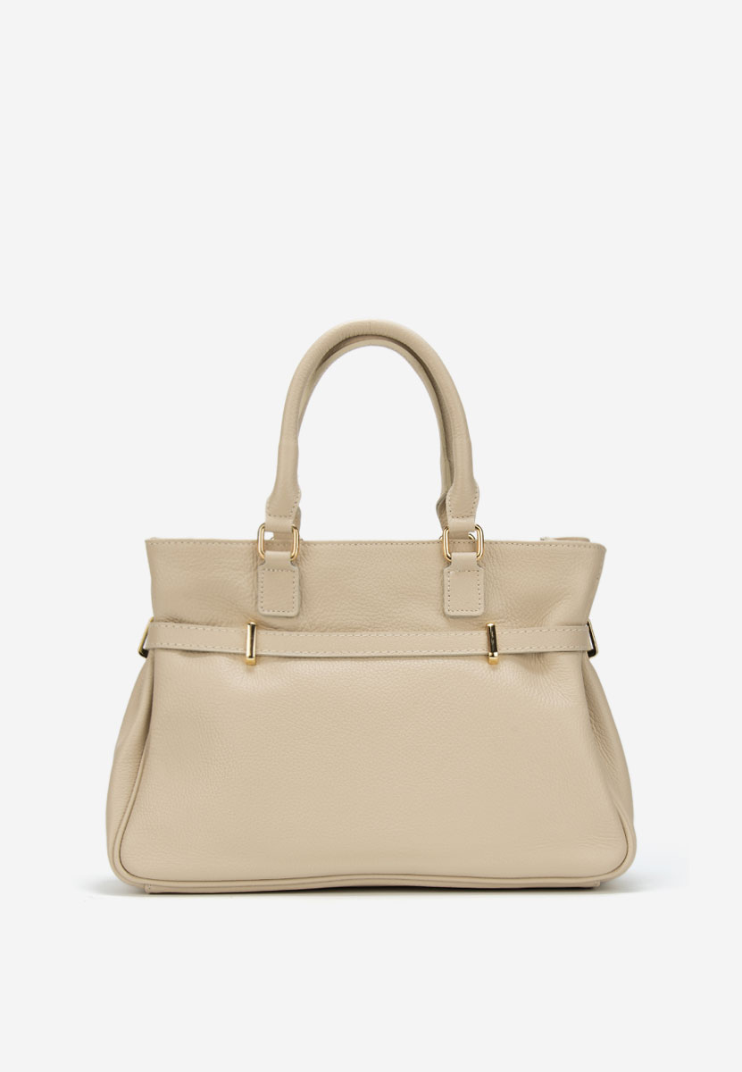 Ruxandra bézs természetes bőr táska