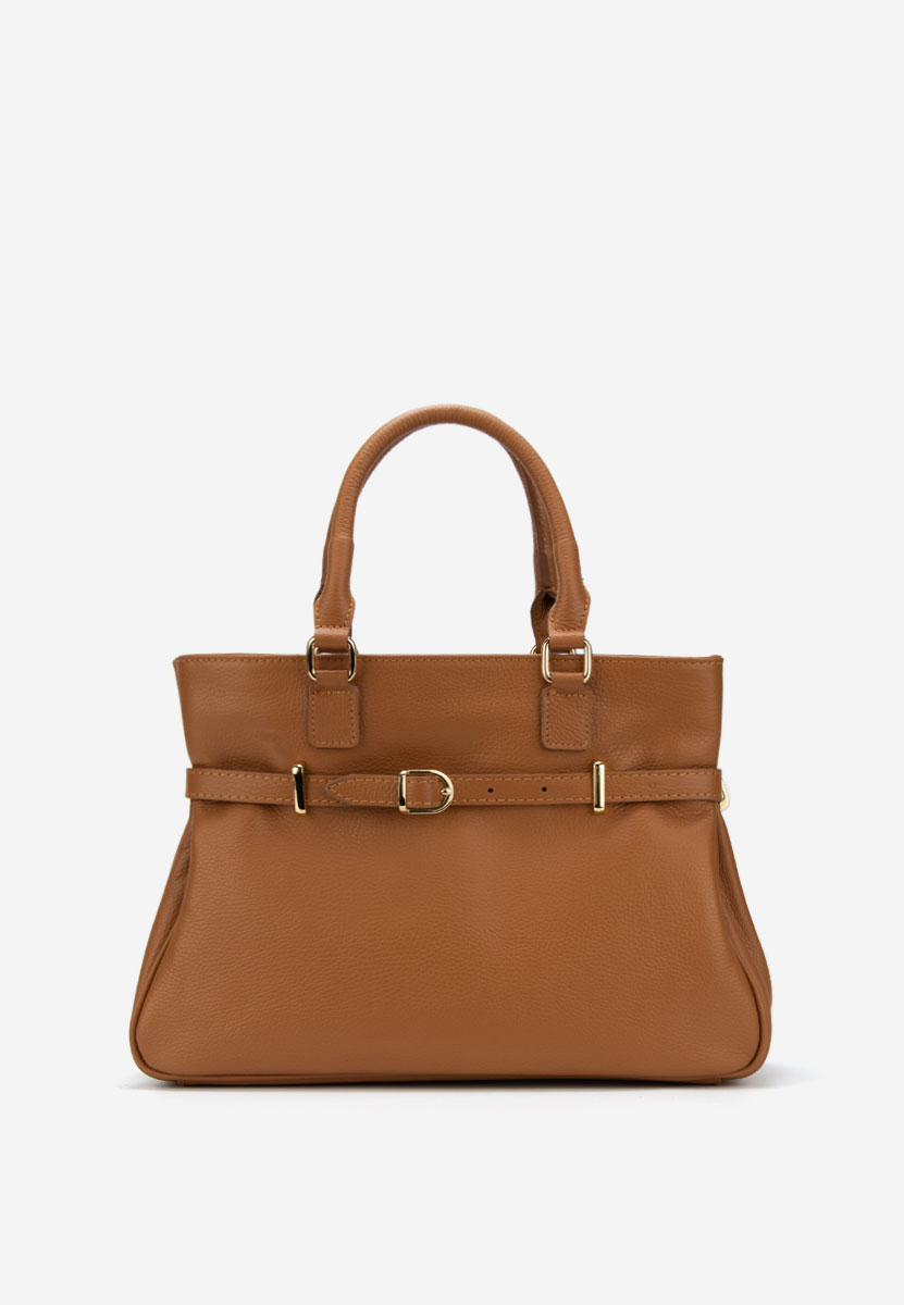 Ruxandra camel természetes bőr táska