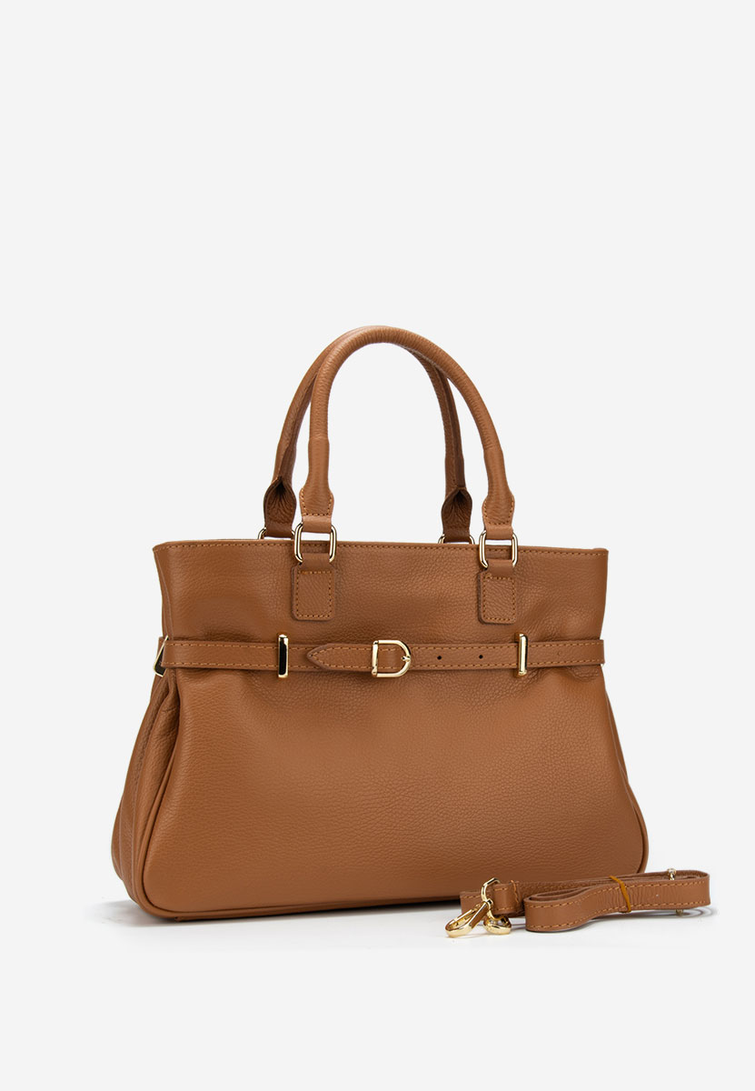 Ruxandra camel természetes bőr táska